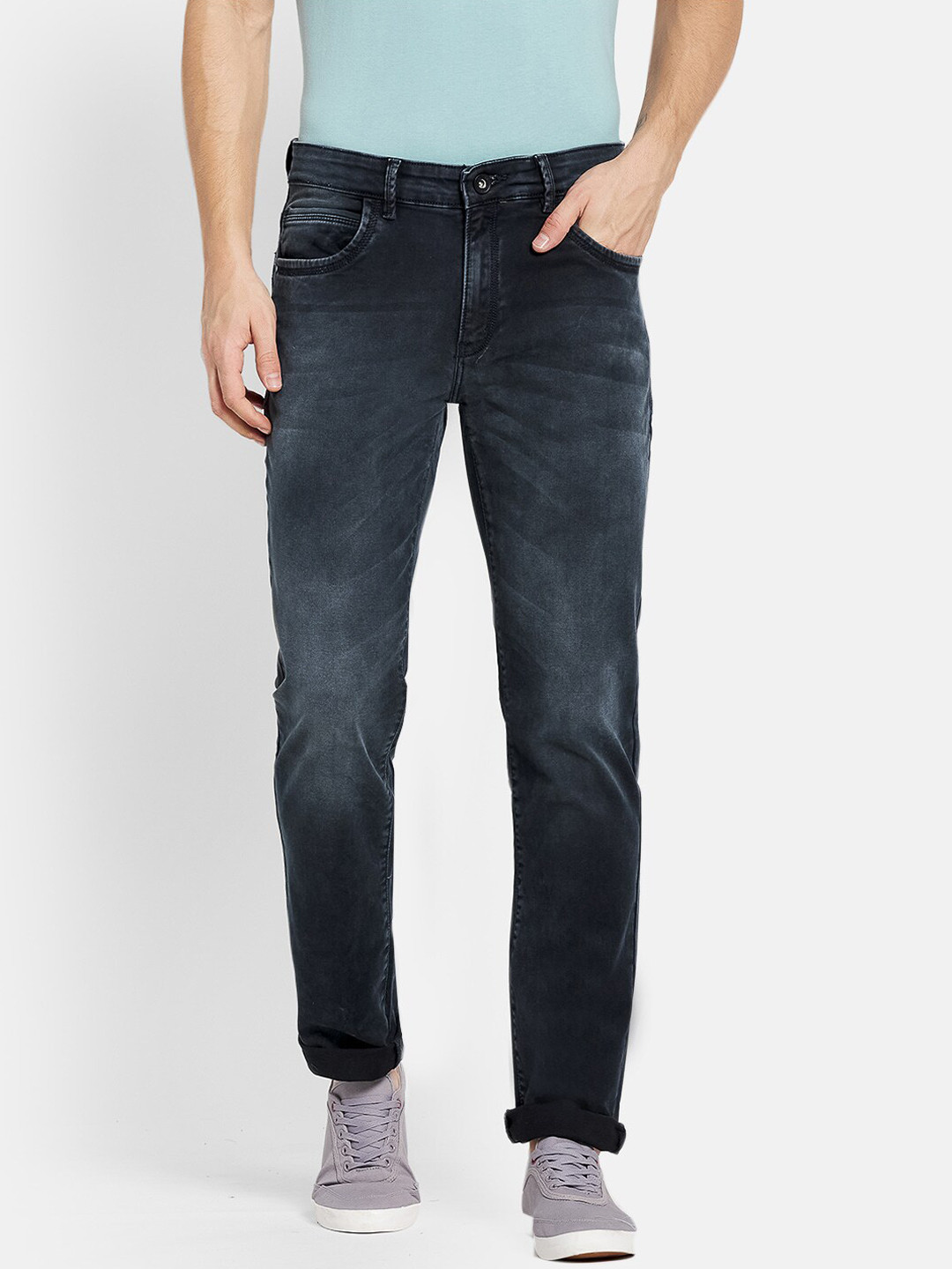 

Octave Men Grey Stretchable Jeans