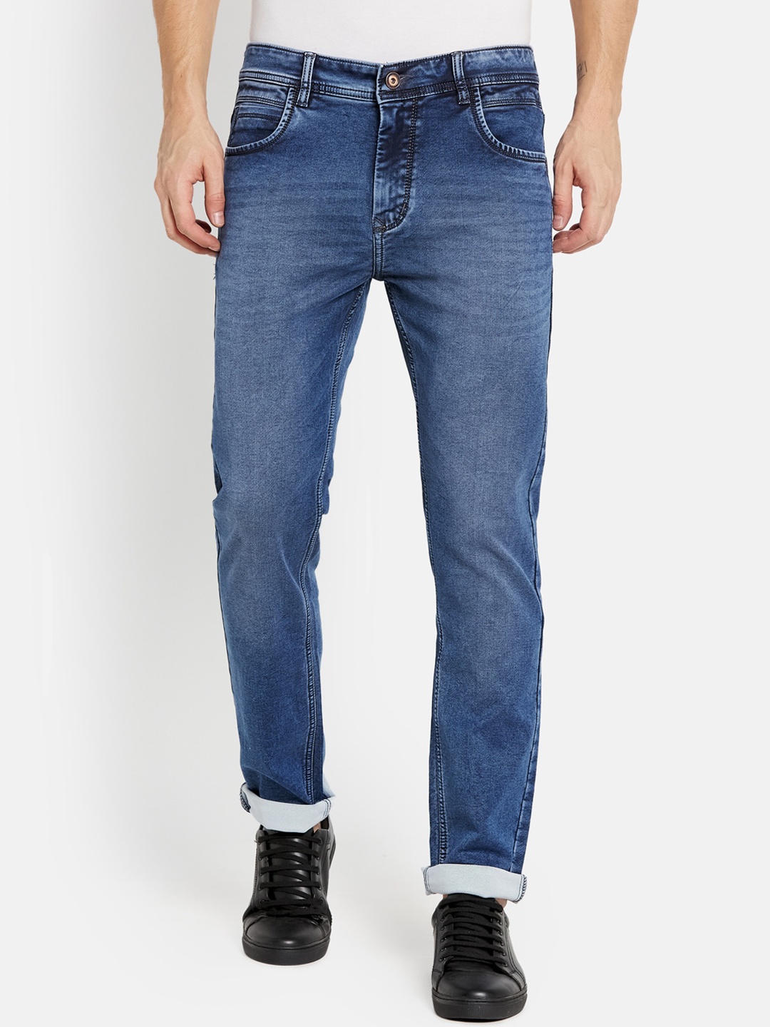 

Octave Men Blue Regular Fit Mid Rise Stretchable Jeans