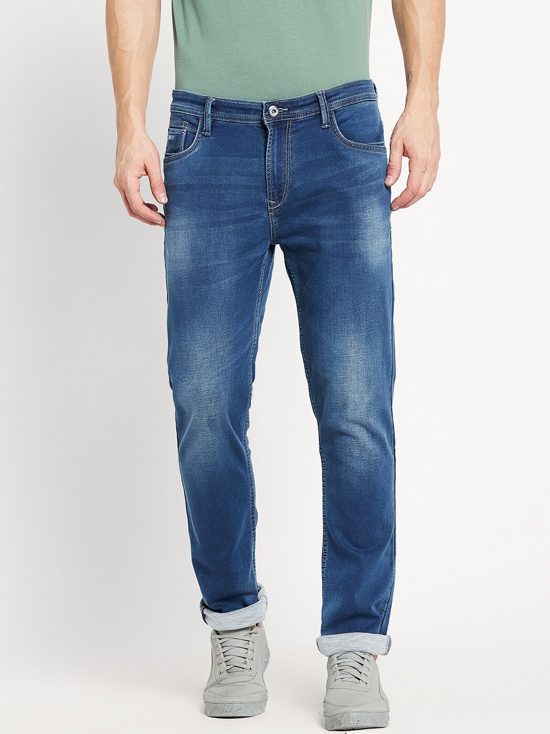 

Octave Men Blue Light Fade Stretchable Jeans