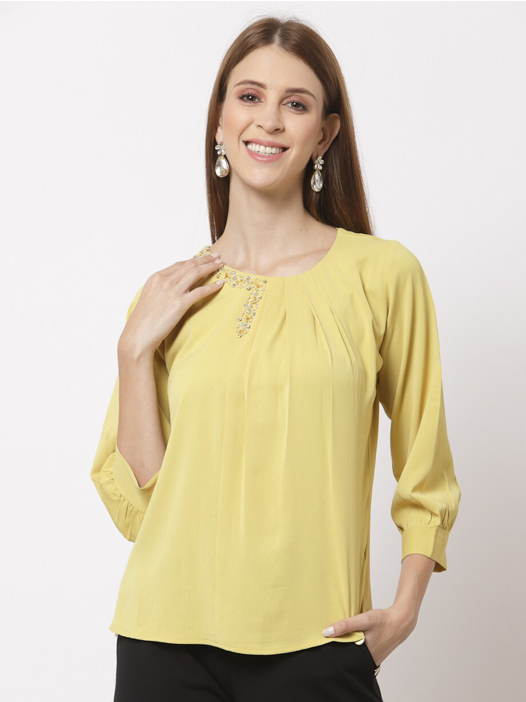 

Juelle Yellow Solid Top
