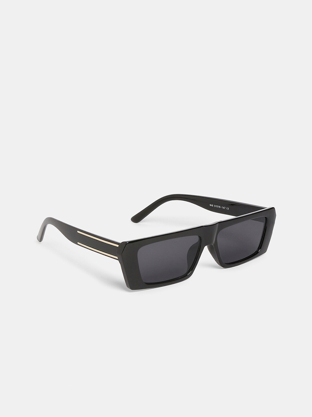 

20Dresses Women Black Lens & Black Rectangle Sunglasses SG0585