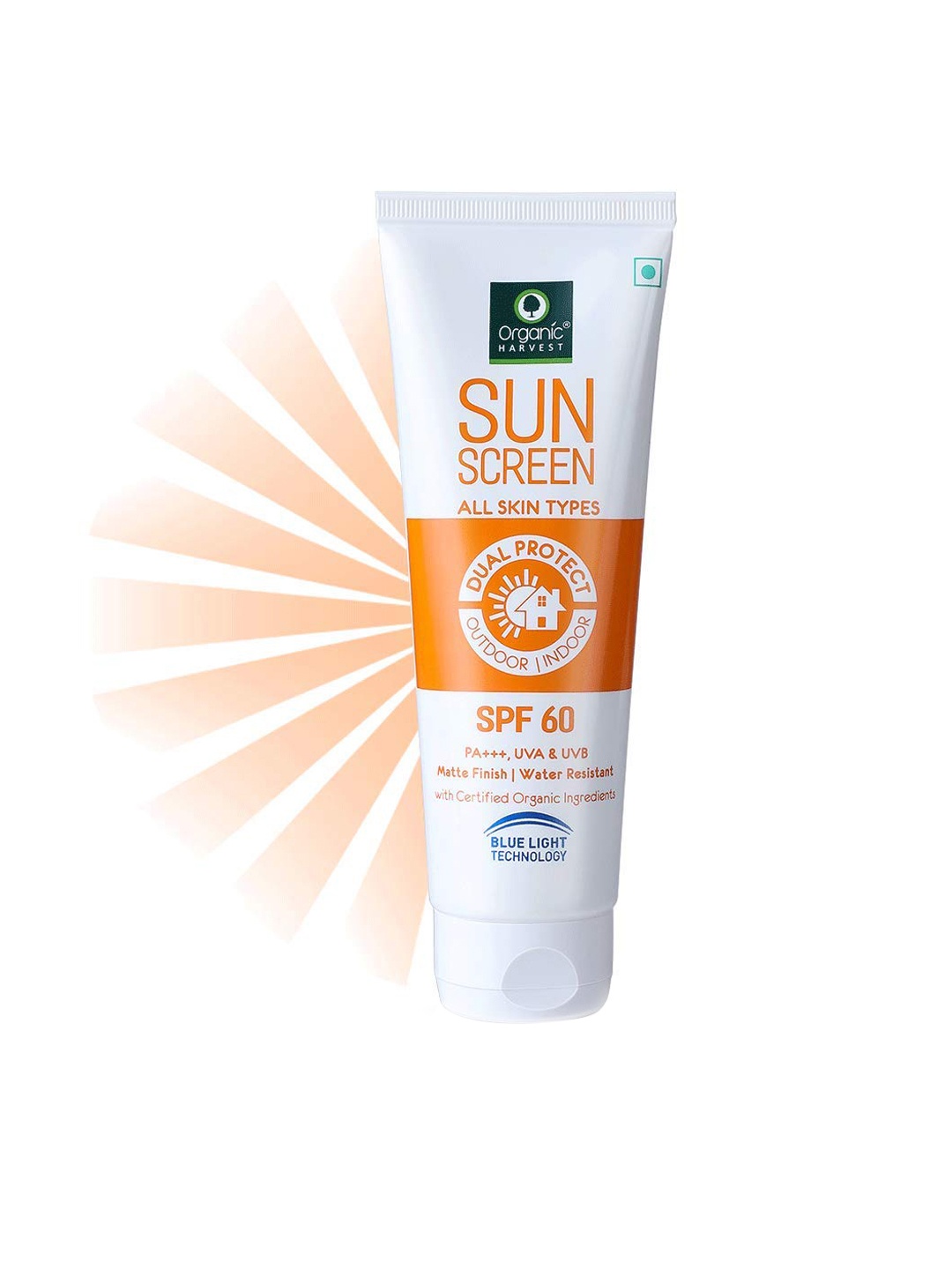 

Organic Harvest Set of 2 Dual Protect Sunscreens for All Skin Types - 100 g Each, White
