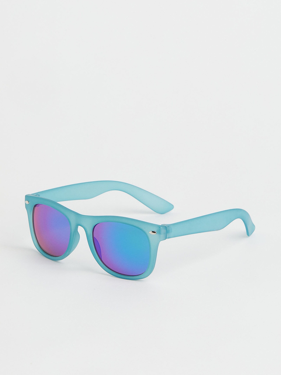 

H&M Boys Turquoise Blue Square Sunglasses UV-Protected 1058034002