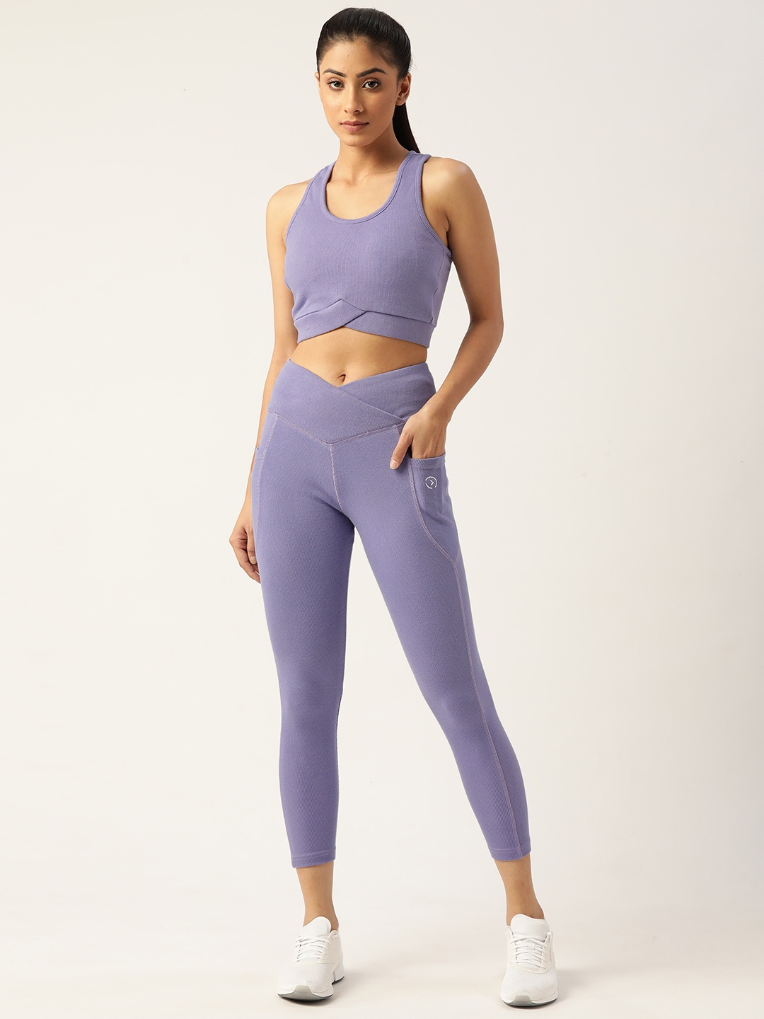 

KICA Women Lavender Top with Leggings