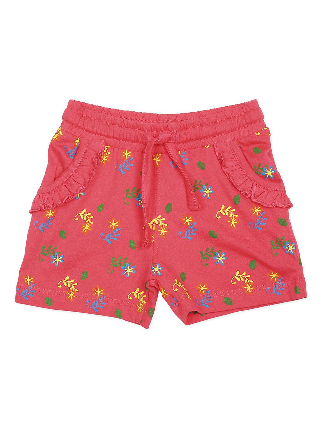 

Colt Girls Red Printed Shorts