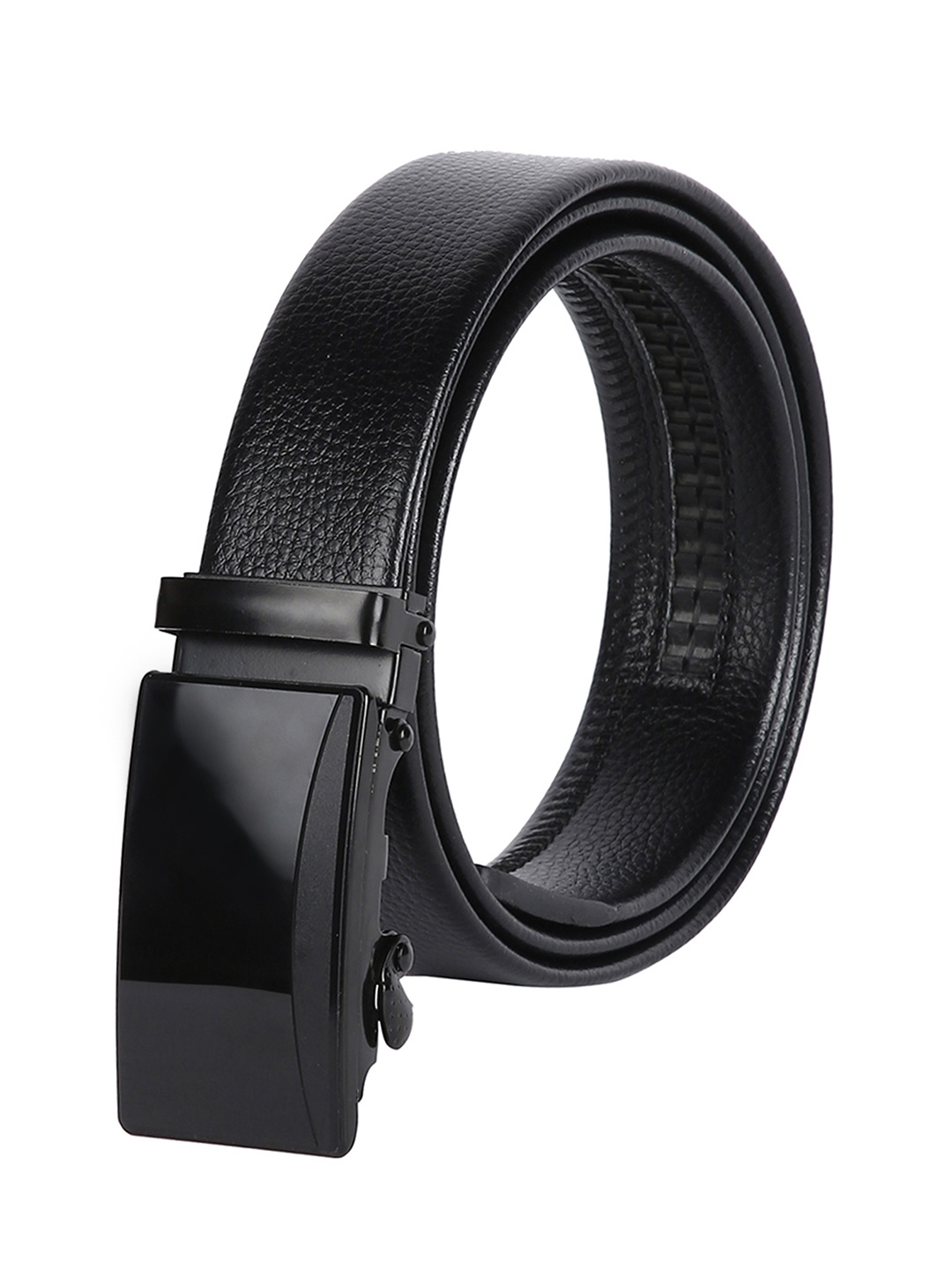 

CRUSSET Men Black Textured Belt