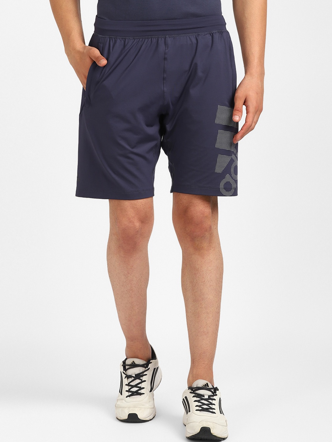 

ADIDAS Men Navy Blue Training or Gym Shorts