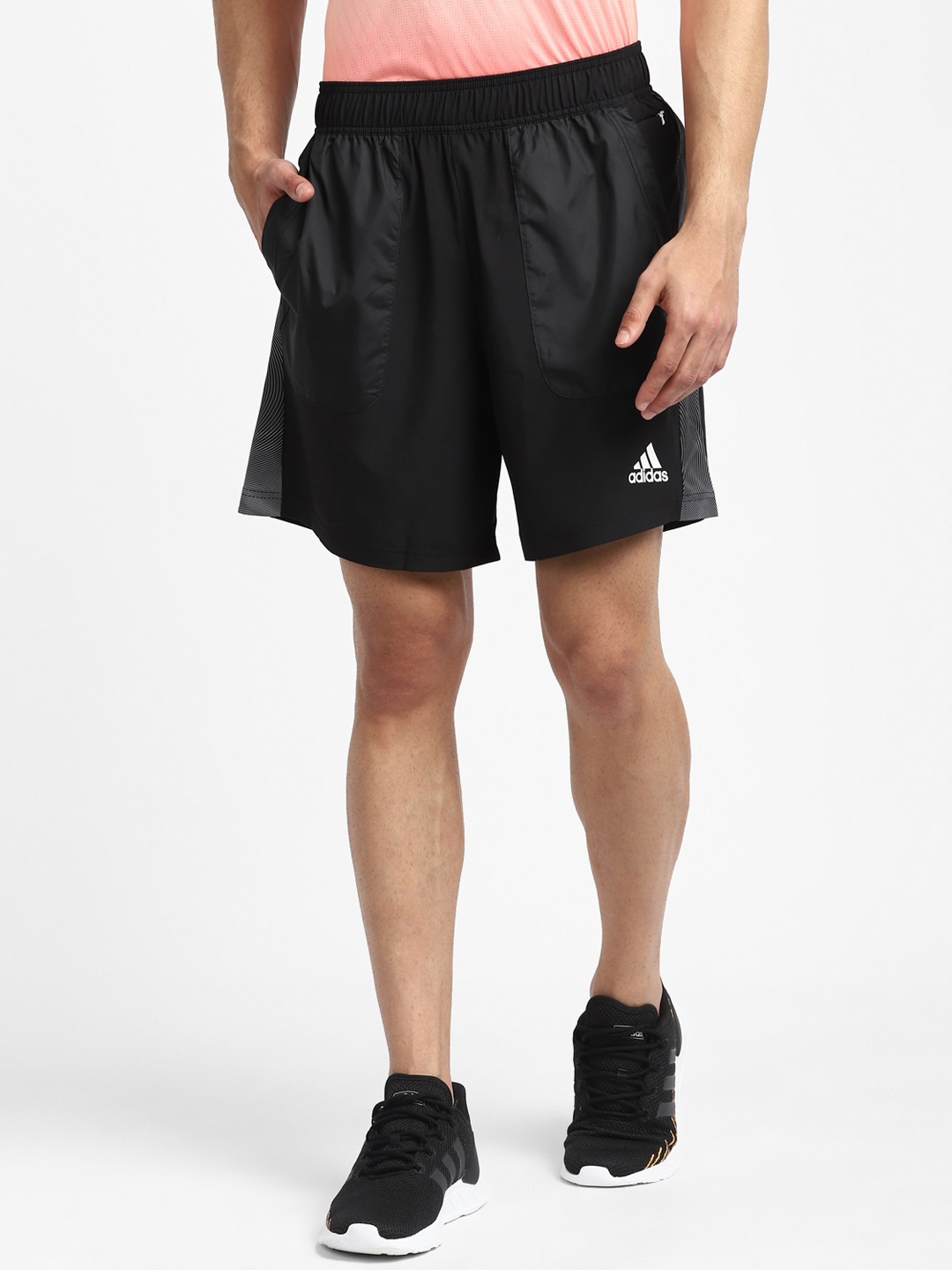 

ADIDAS Men Black Training or Gym Sports Shorts