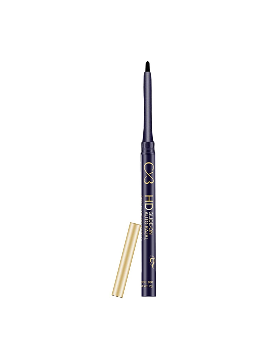 

CVB HD Glide-On Auto Kajal Single Stroke Eyeliner Pencil - Jet Black