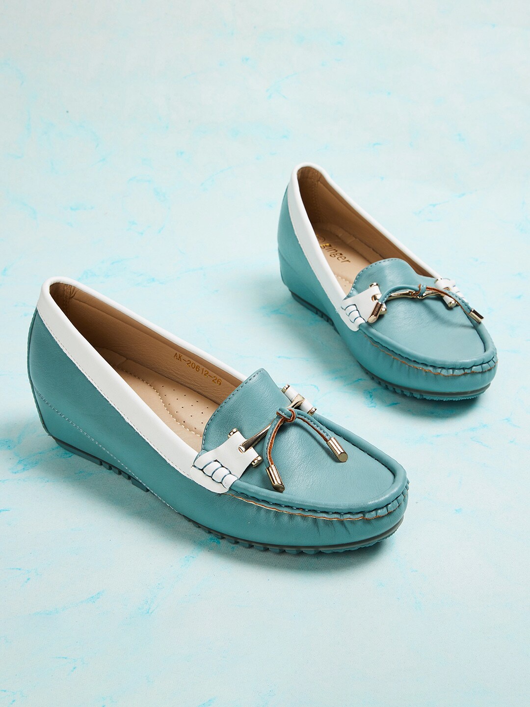 

Ginger by Lifestyle Women Blue Solid Loafers