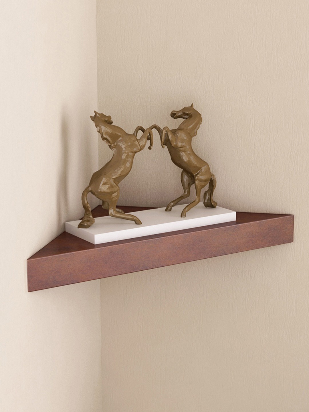 

Home Sparkle Brown Wall Shelf