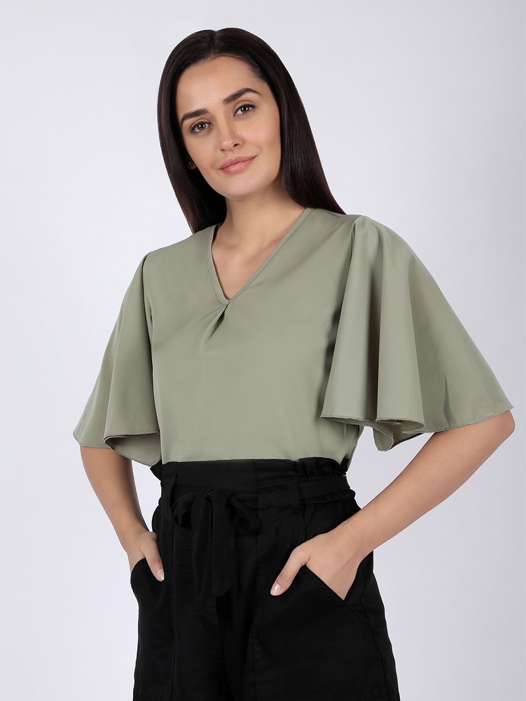 

CHIMPAAANZEE Green Solid Top