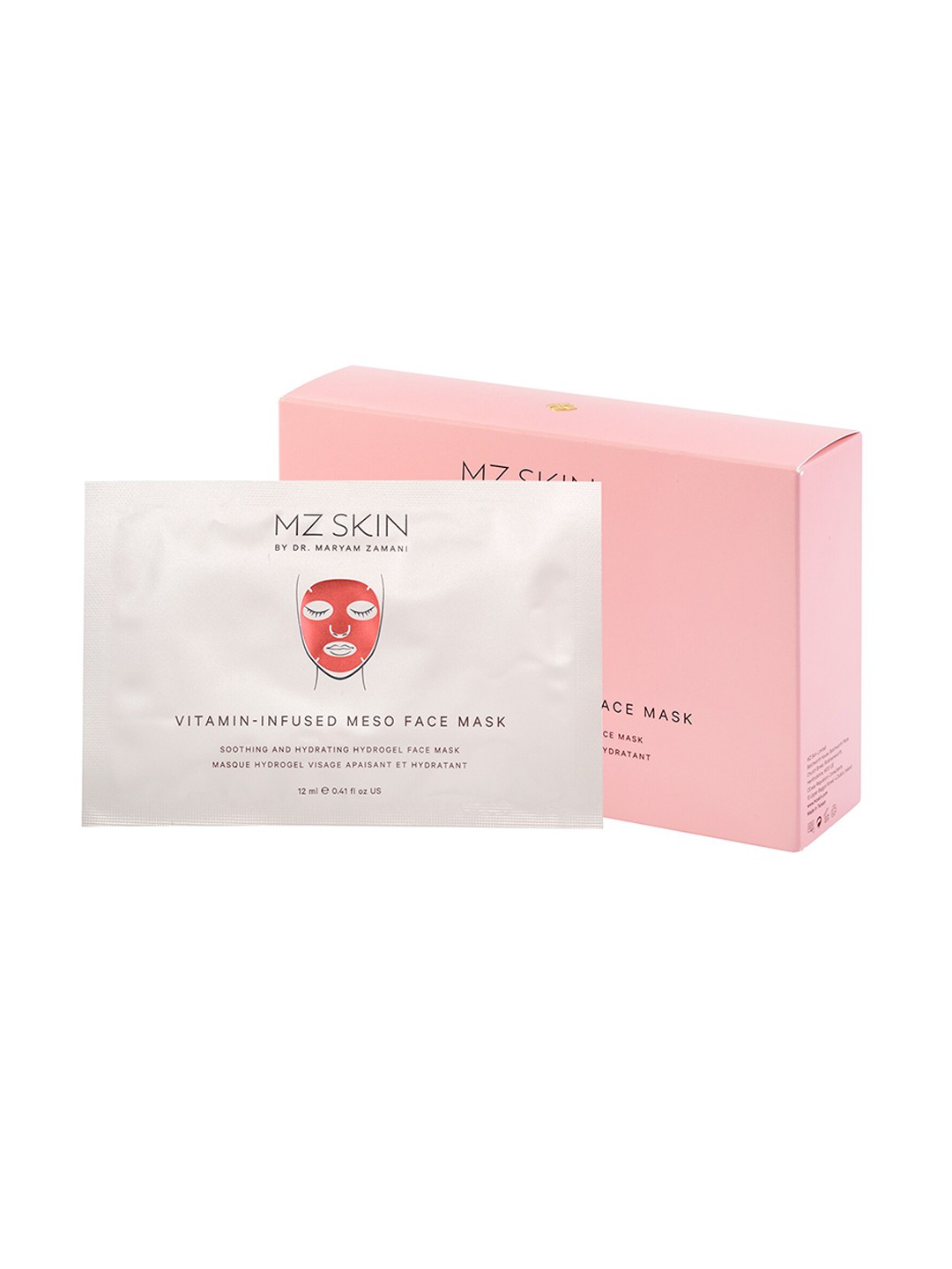 

MZ SKIN Vitamin-Infused Meso Hydrogel Face Mask - 12ml, Red