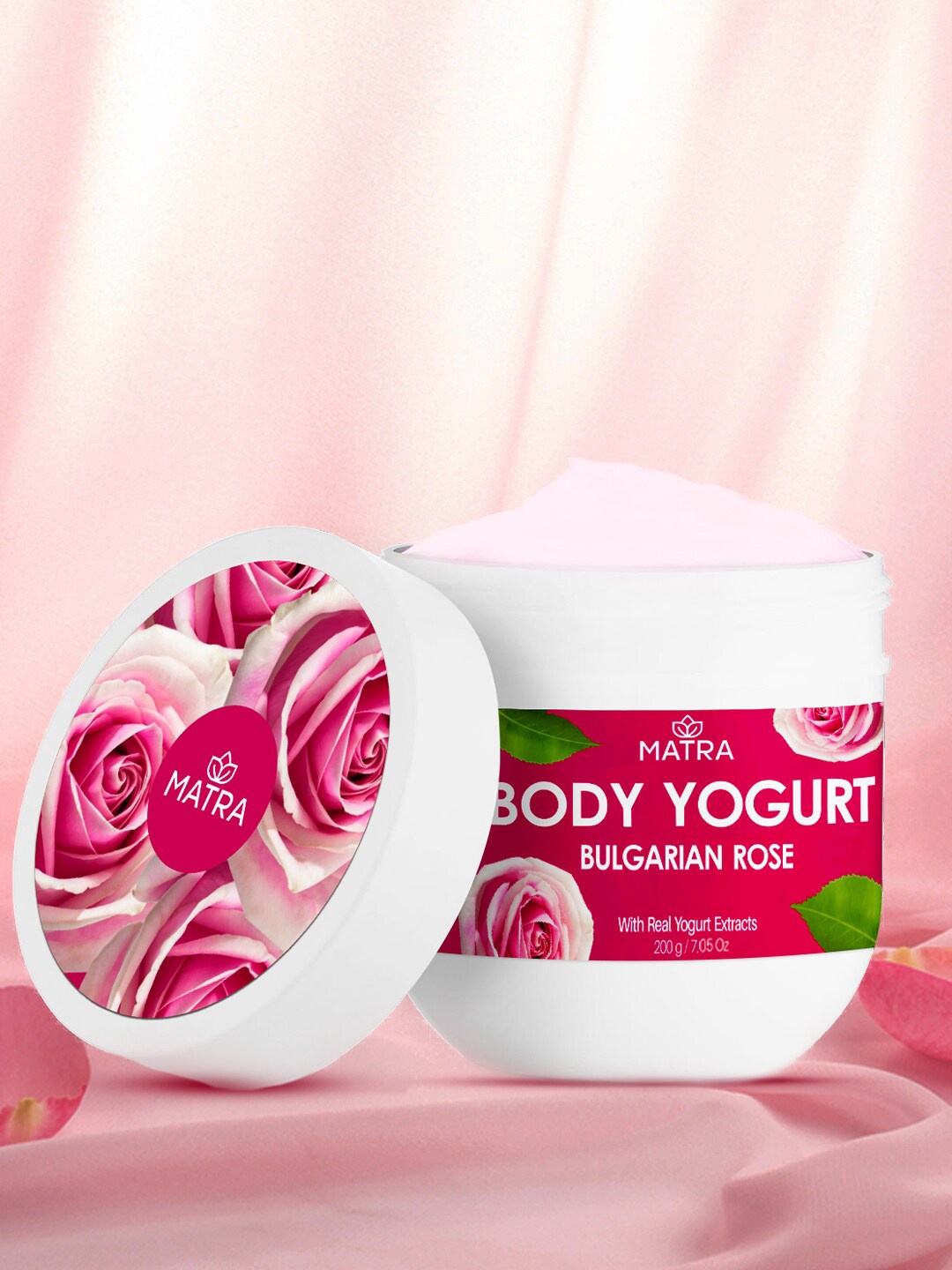 

MATRA Bulgarian Rose Body Yogurt With Real Yogurt Extracts - 200 g, Pink
