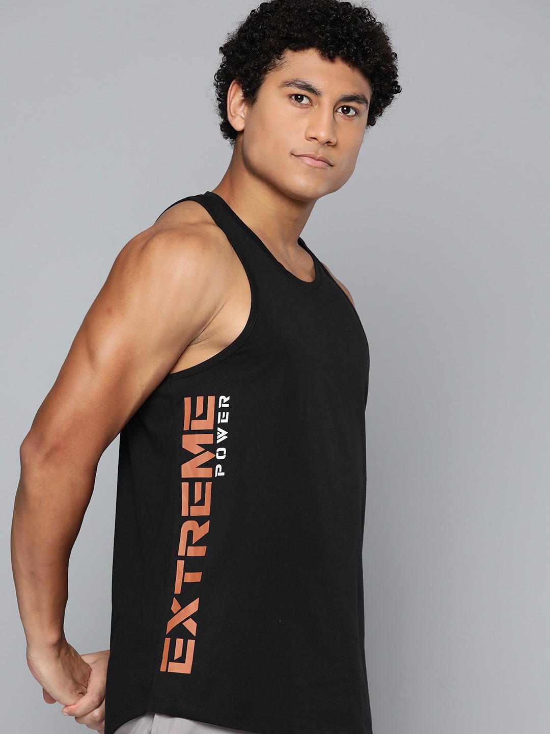 

HRX By Hrithik Roshan Training Men JET BLACK Rapid-Dry Typography Tshirts
