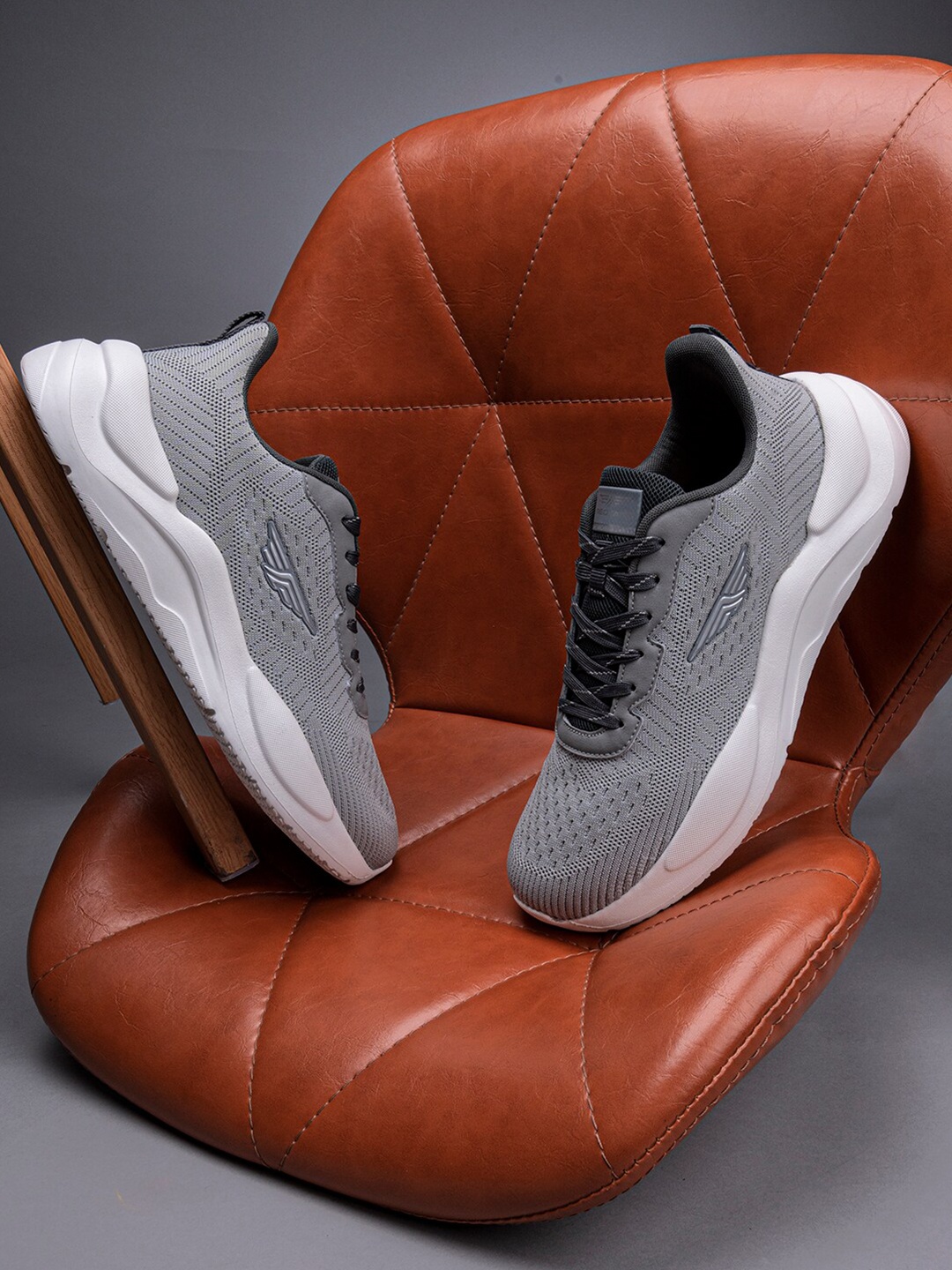 

Red Tape Men Grey Walking Shoes