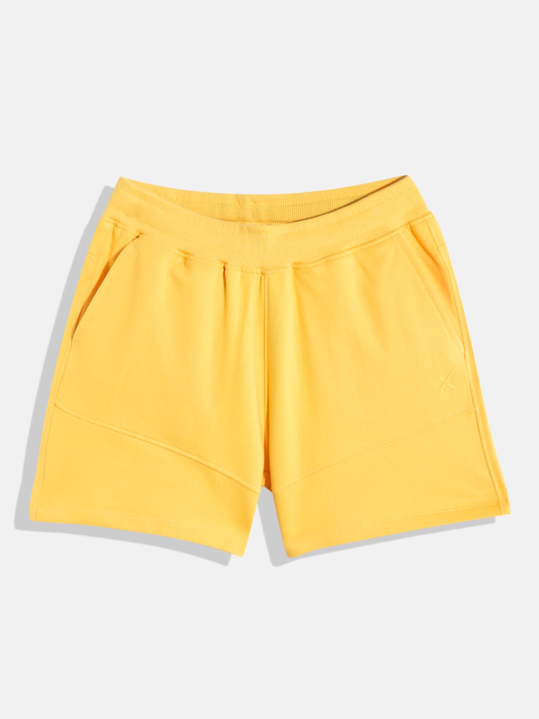 

HRX by Hrithik Roshan Lifestyle Bio-Wash Shorts, Yellow