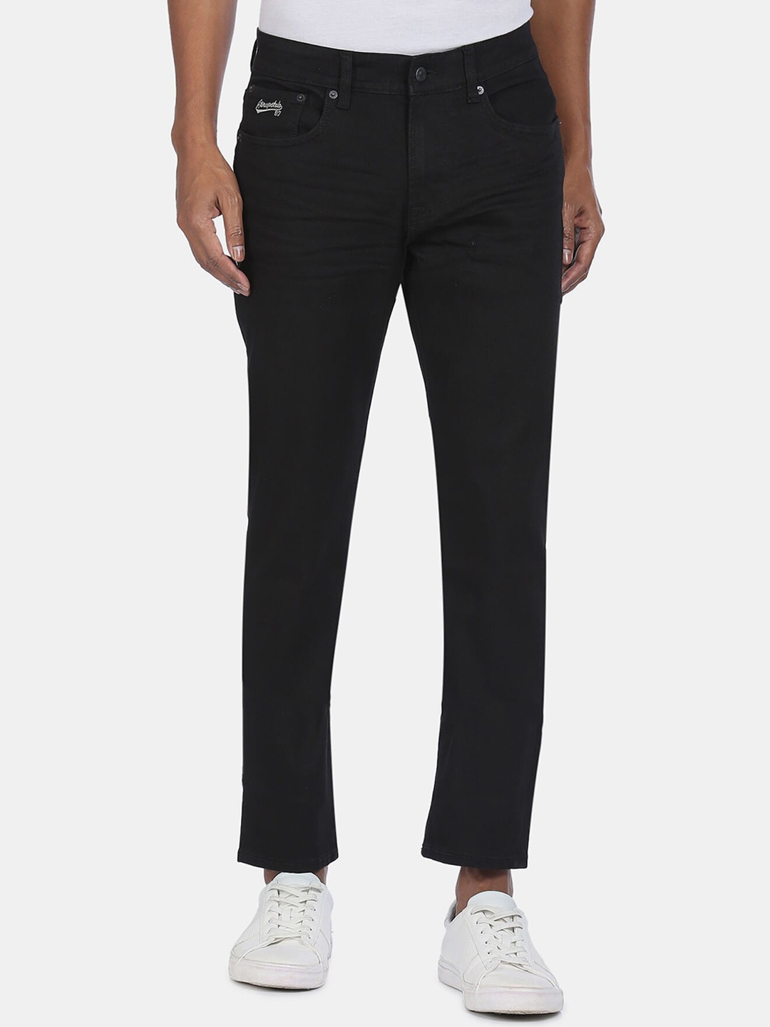 

Aeropostale Men Black Slim Fit Cotton Jeans