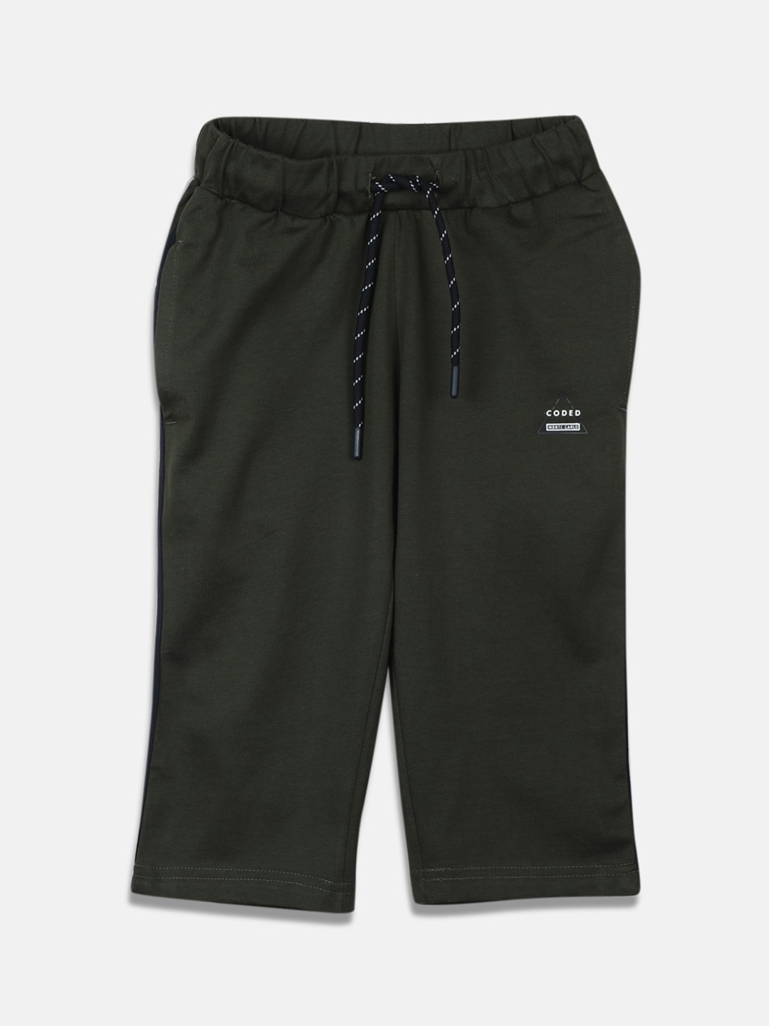 

Monte Carlo Boys Olive Green Solid Regular Fit Mid Rise Regular Shorts