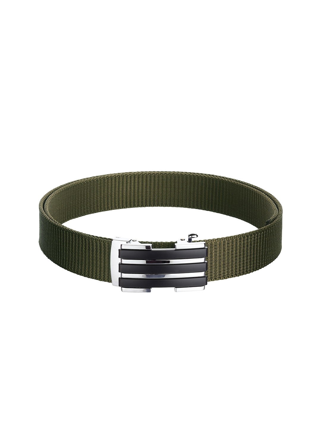 

Kastner Men Green Formal Canvas Belt