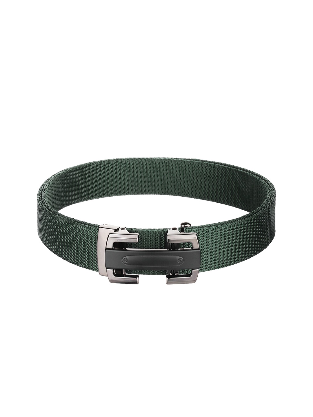 

Kastner Men Green Woven Design Belt