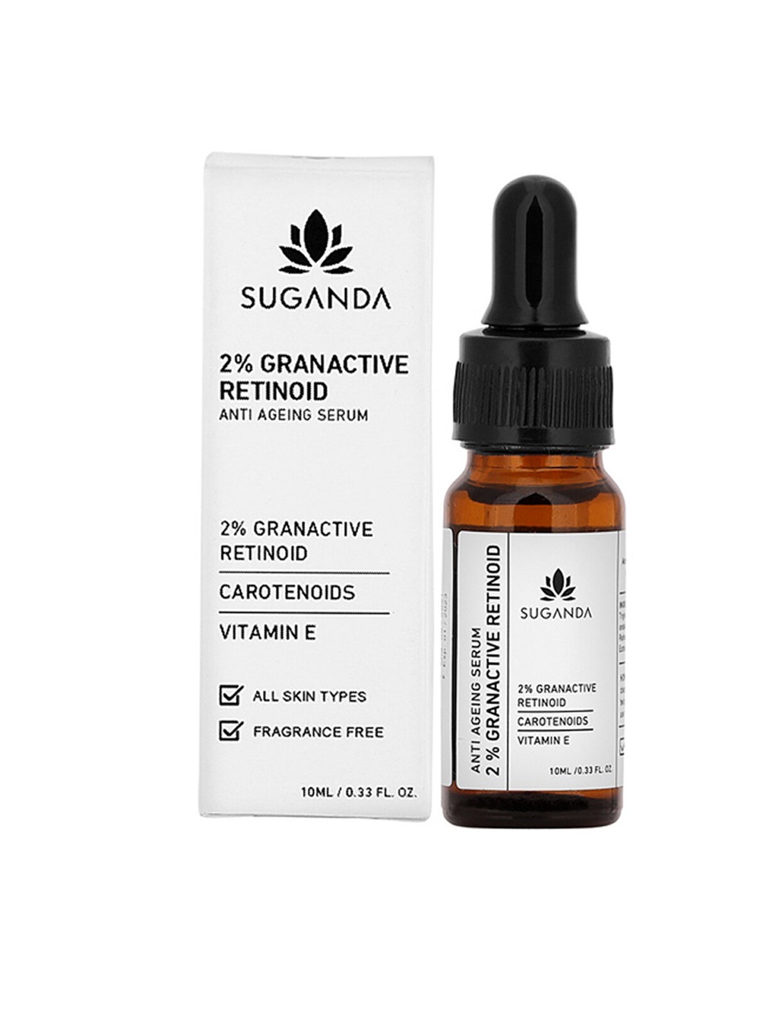 

SUGANDA 2% Granactive Retinoid Anti-Ageing Face Serum with Vitamin E 10 ml, White