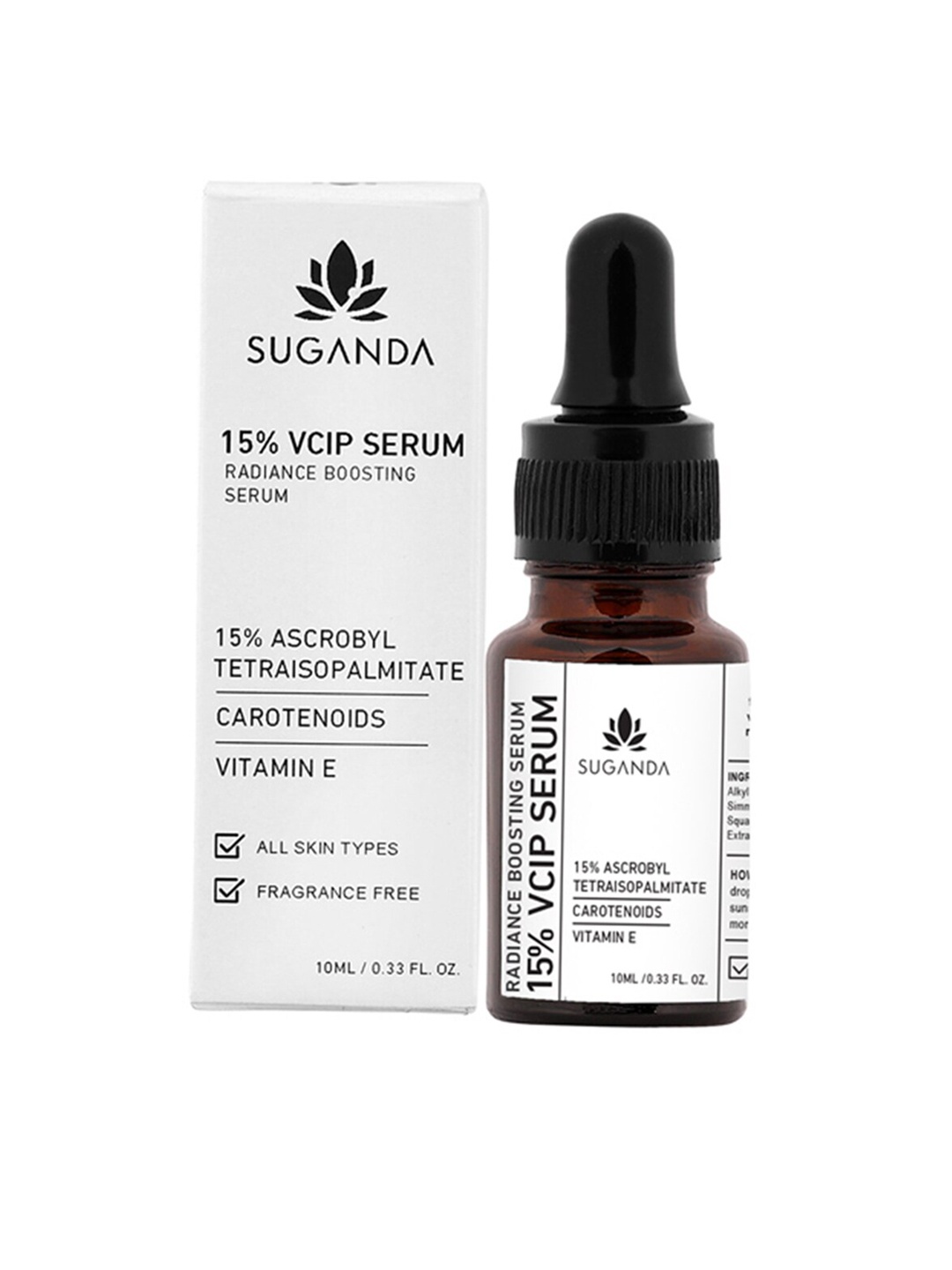 

SUGANDA 15% VCIP Radiance Boosting Serum - 10 ml, White