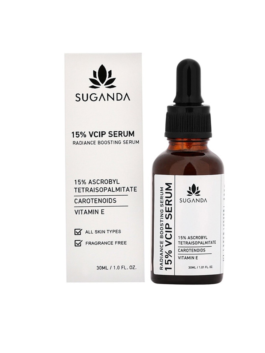 

SUGANDA 15% VCIP Radiance Boosting Serum - 30 ml, White