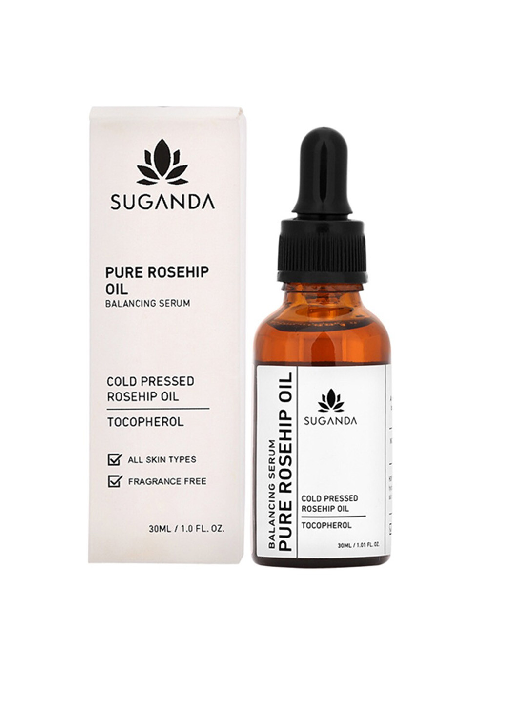 

SUGANDA Pure Rosehip Oil Balancing Serum 30 ml, White