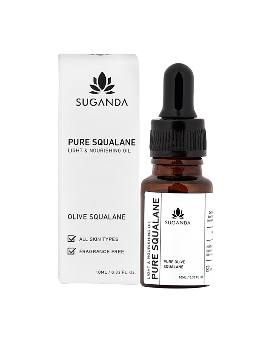 

SUGANDA Pure Squalane Lightning & Nourishing Oil - 10 ml, White