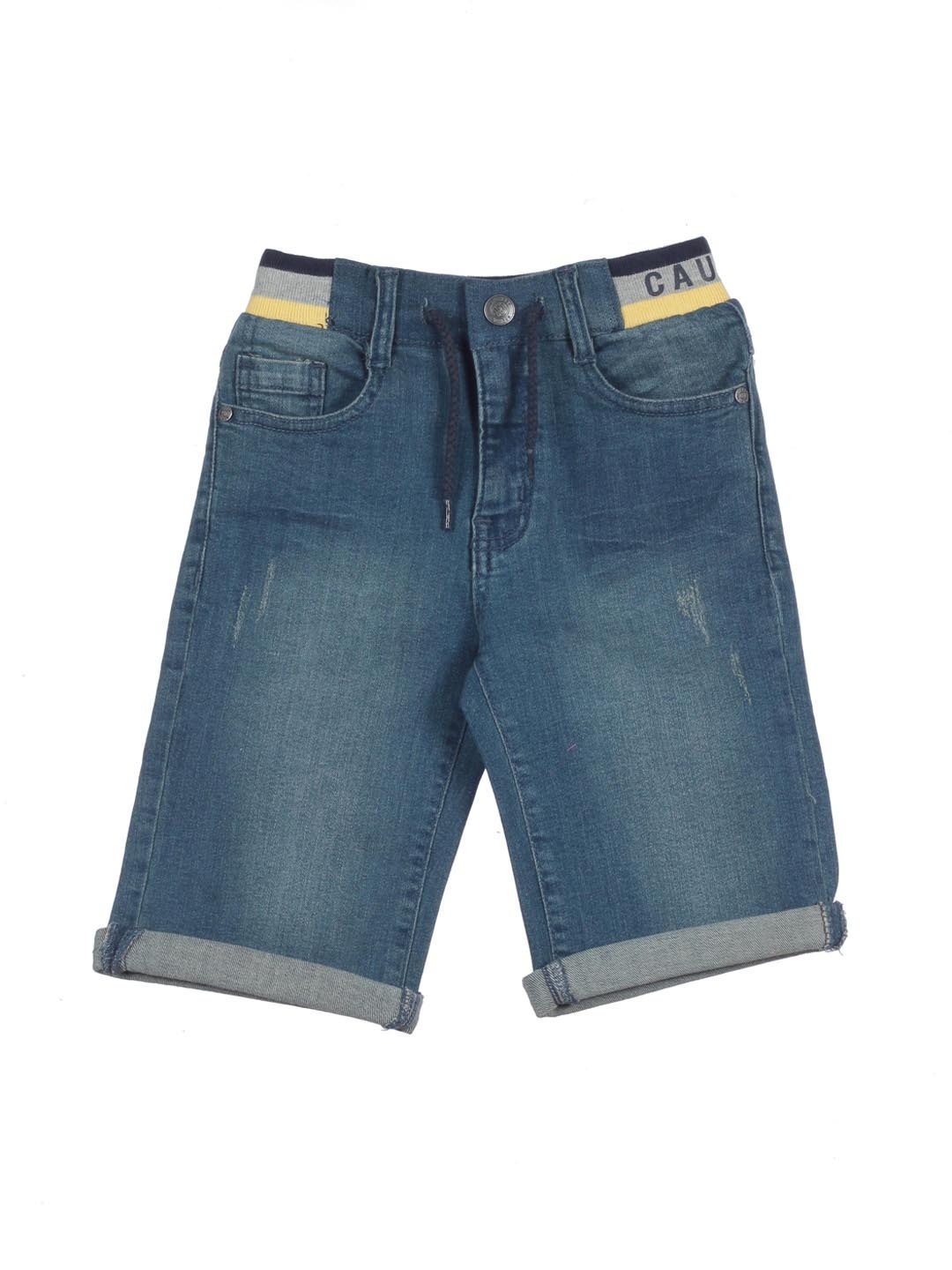 

Lil Lollipop Unisex Kids Blue Washed Denim Shorts