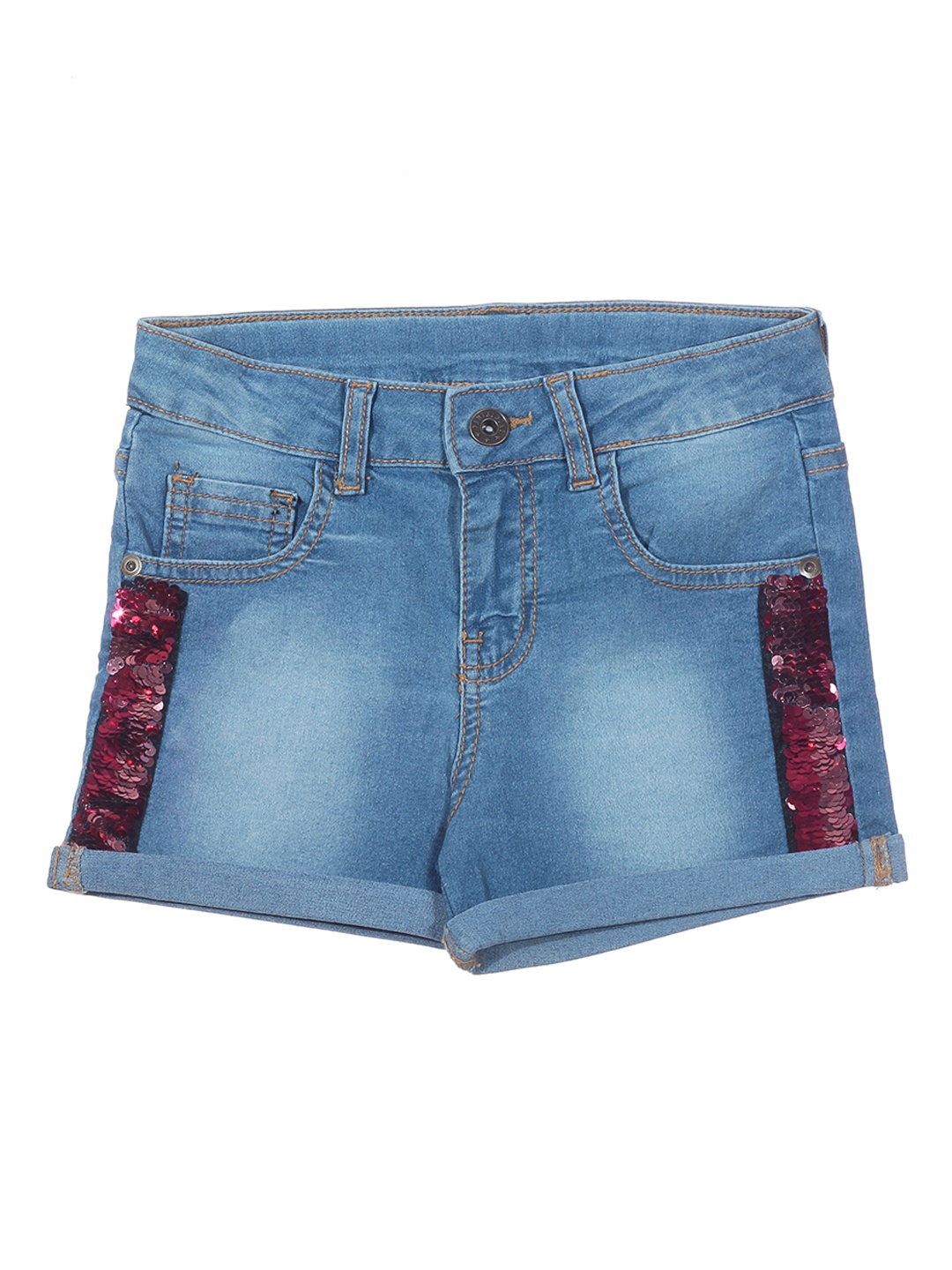 

Lil Lollipop Girls Blue Denim Shorts