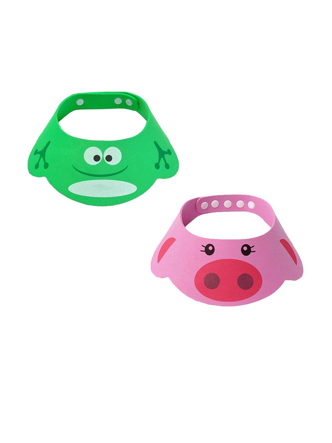 

SYGA Set of 2 Frog Piggy Baby Shower Caps, Pink