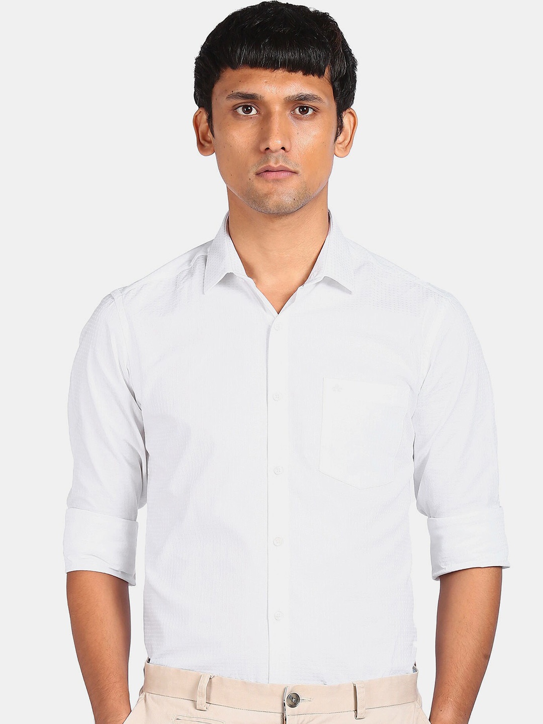 

Arrow Men White Slim Fit Formal Shirt