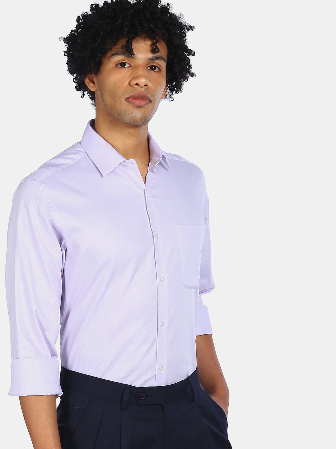 

Arrow Men Purple Casual Shirt
