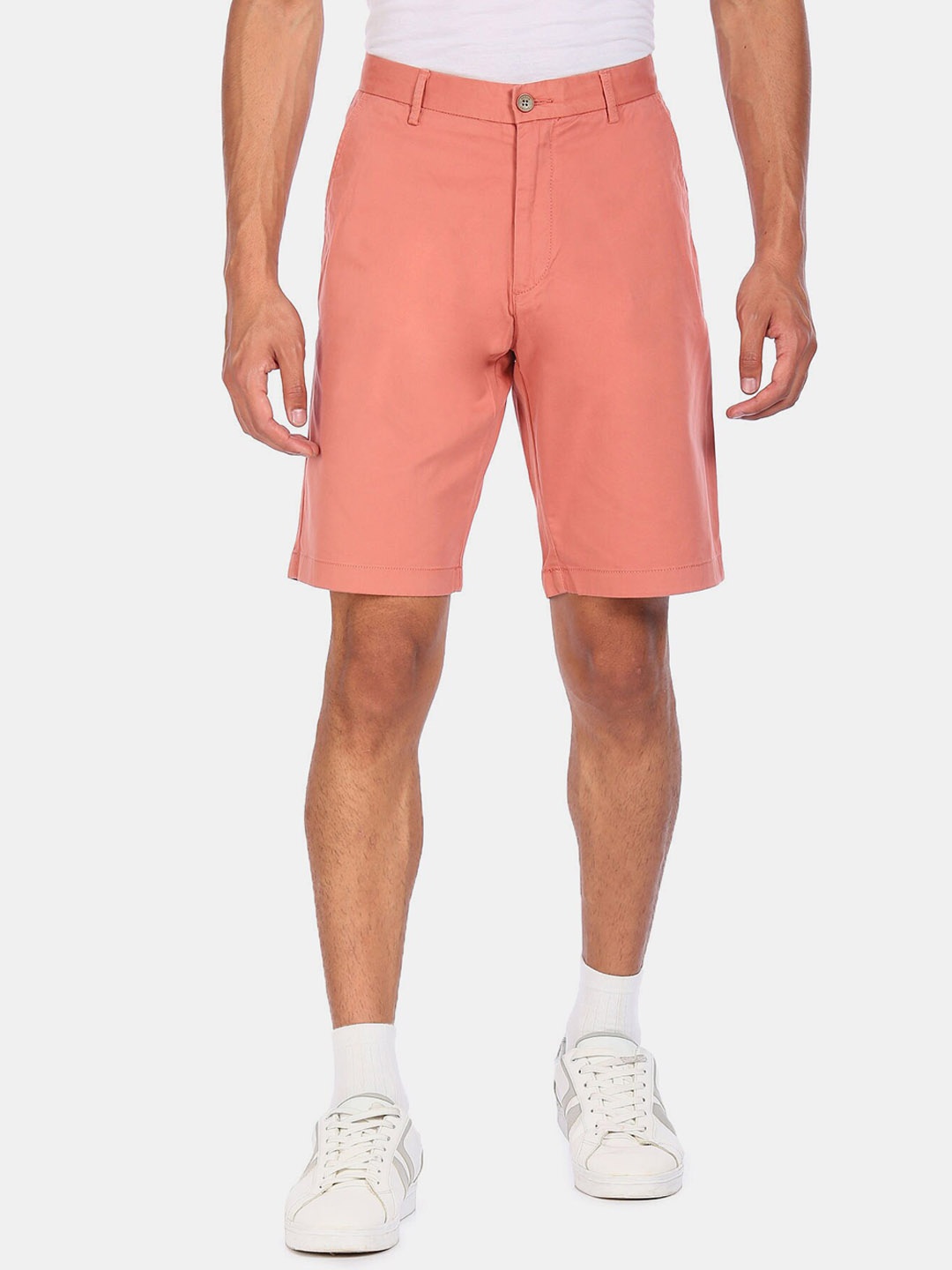 

Arrow Sport Men Pink Solid Shorts