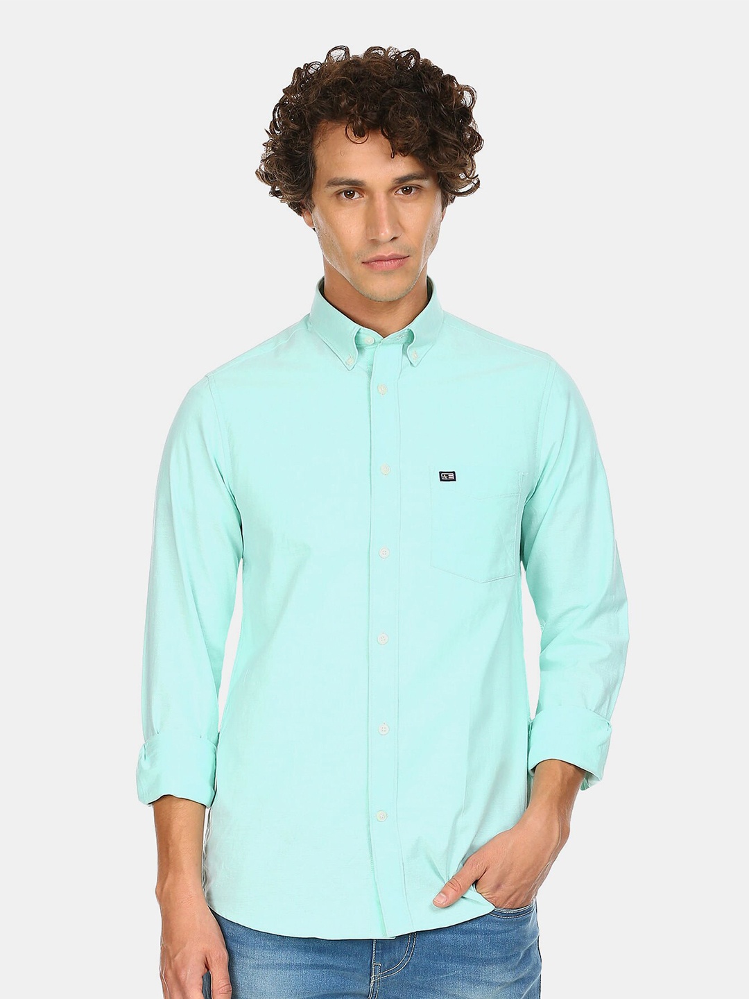 

Arrow Sport Men Blue Cotton Casual Shirt