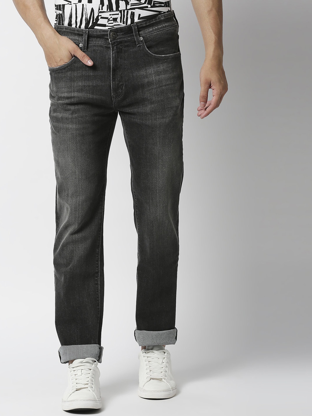 

Pepe Jeans Men Holborne Heavy Fade Cotton Jeans, Grey