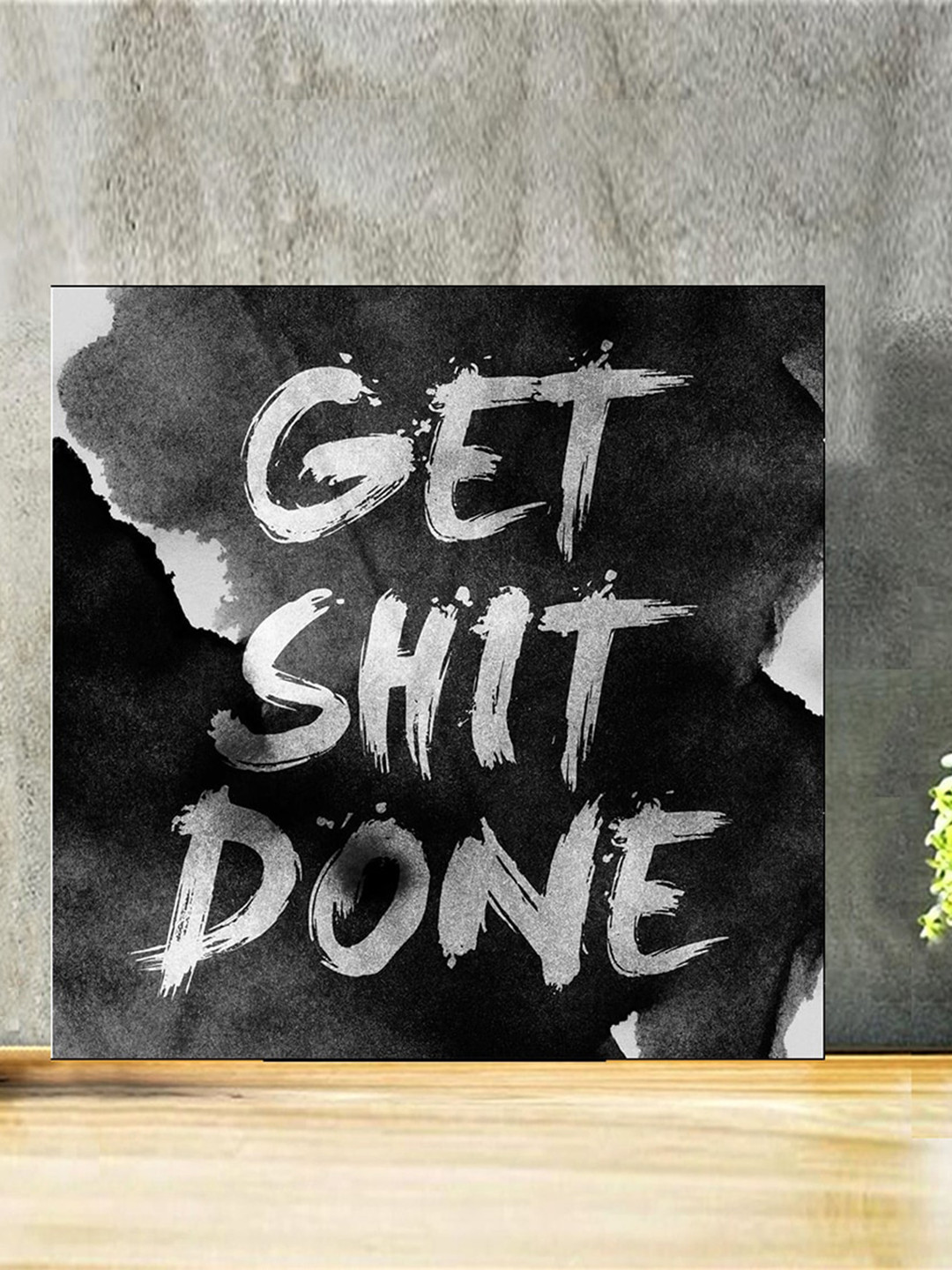 

Gallery99 Black & White Get Shit Done Wall Art
