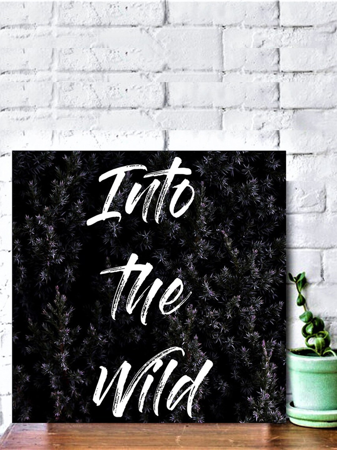 

Gallery99 Black & White Into the Wild Textured Wooden Wall Art