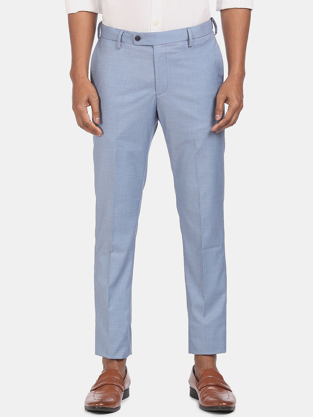 

Arrow Men Blue Formal Trousers