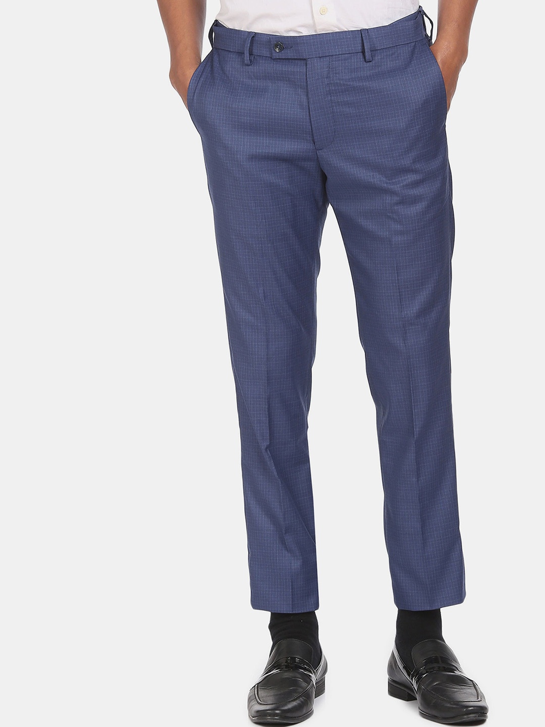 

Arrow Men Blue Formal Trousers