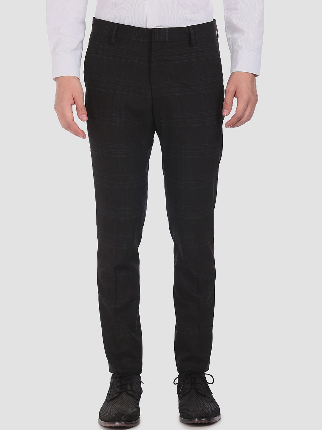 

Arrow New York Men Black Trousers