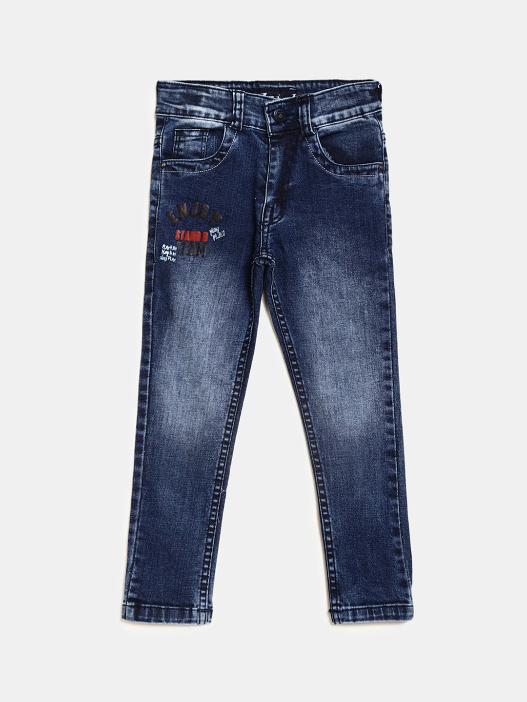 

V-Mart Boys Blue Light Fade Stretchable Jeans