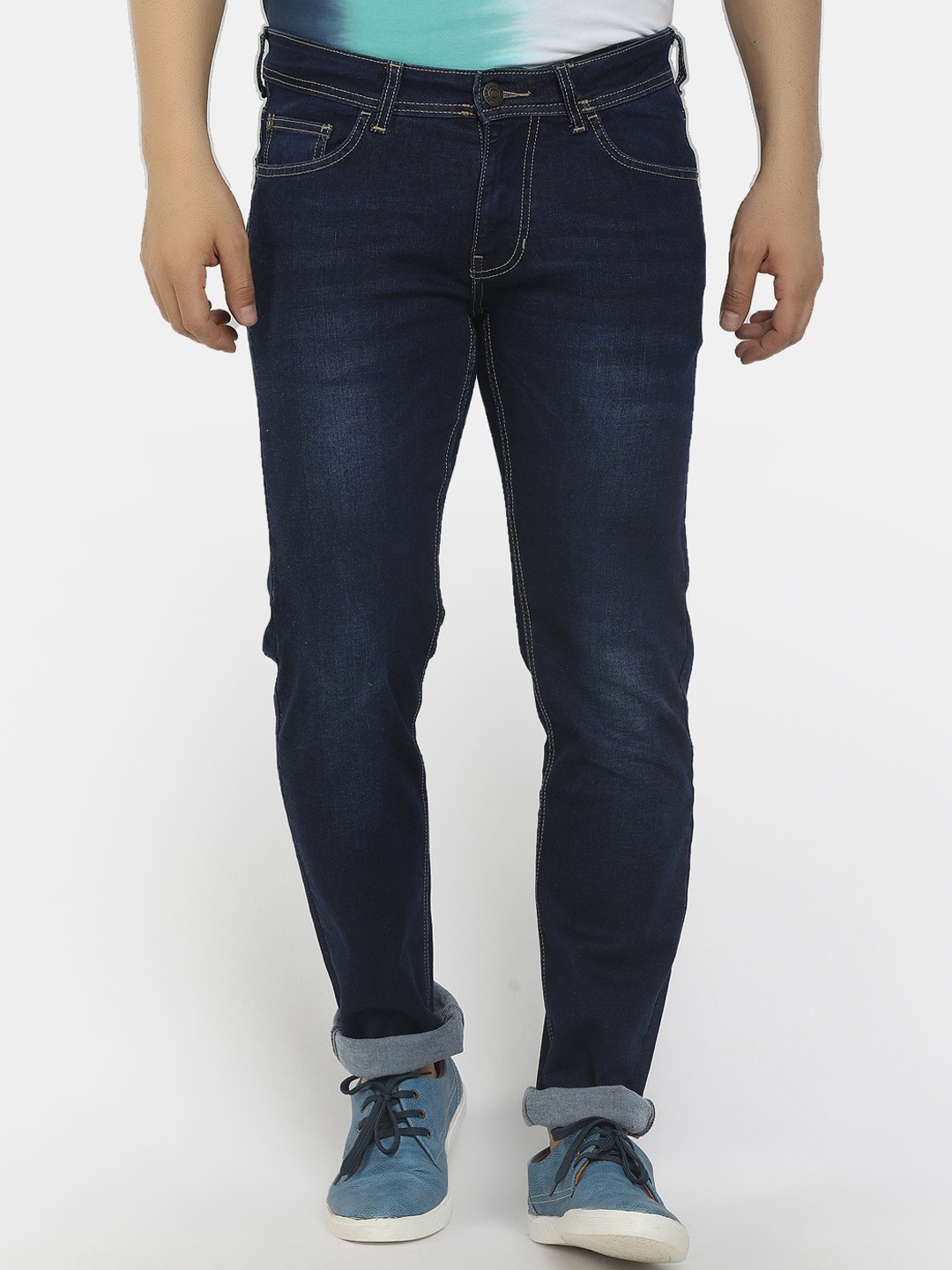

Cherokee Men Blue Regular Fit Light Fade Stretchable Cotton Jeans