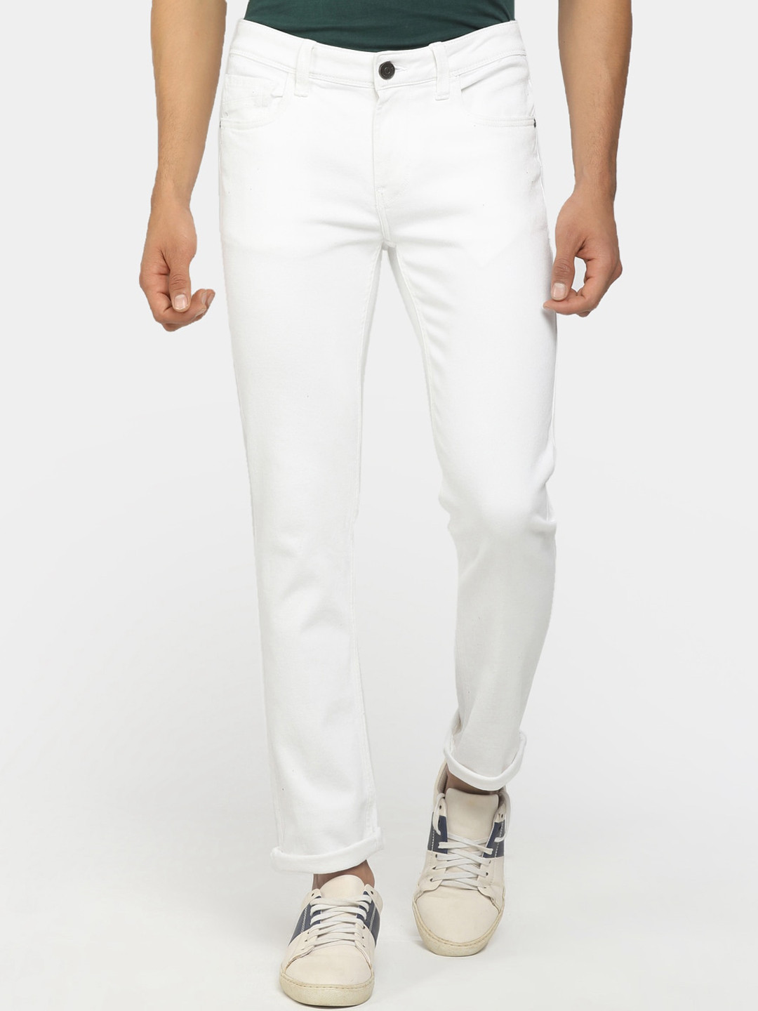 

Cherokee Men White Stretchable Jeans