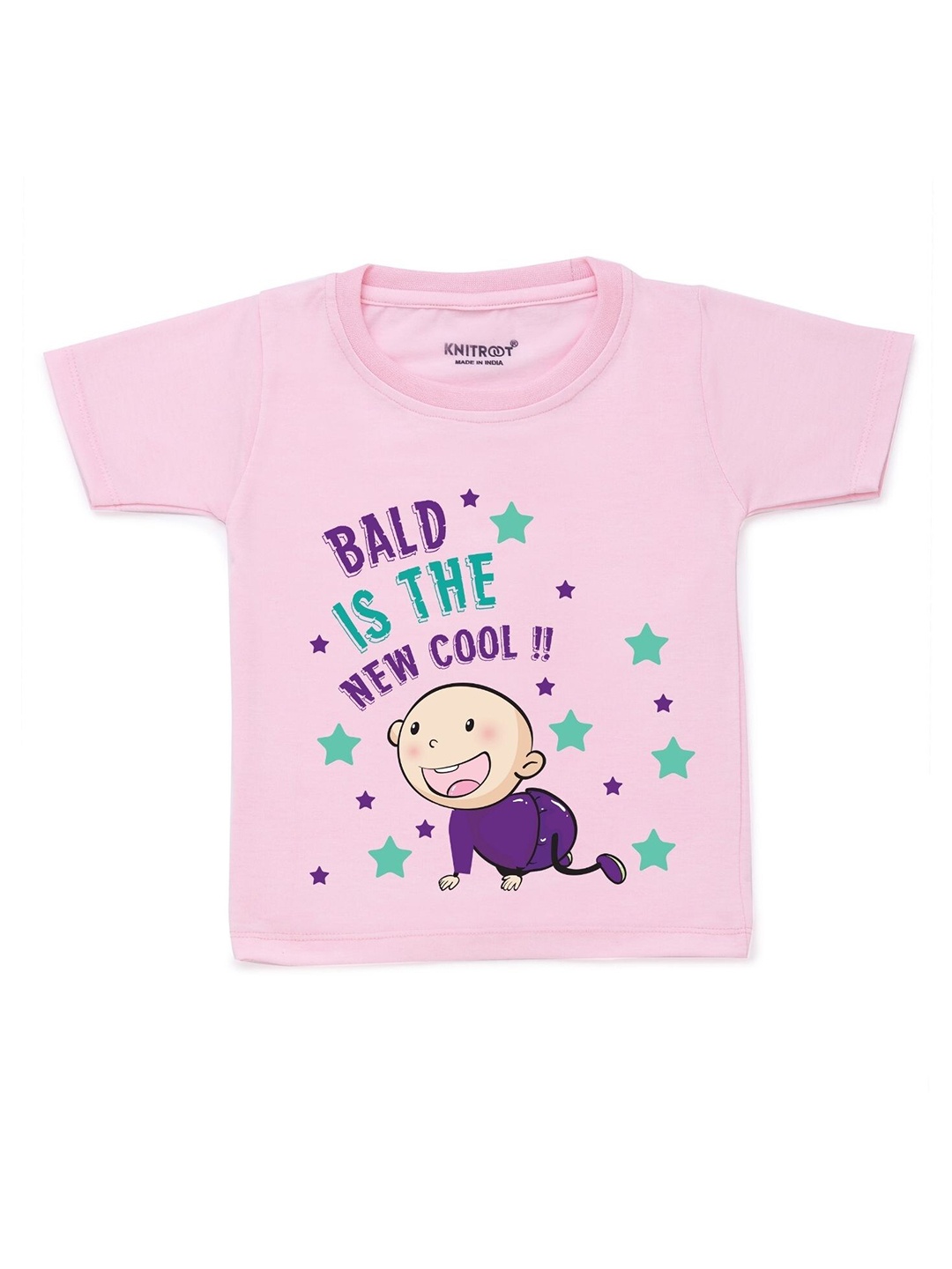 

KNITROOT Kids Pink Printed T-shirt