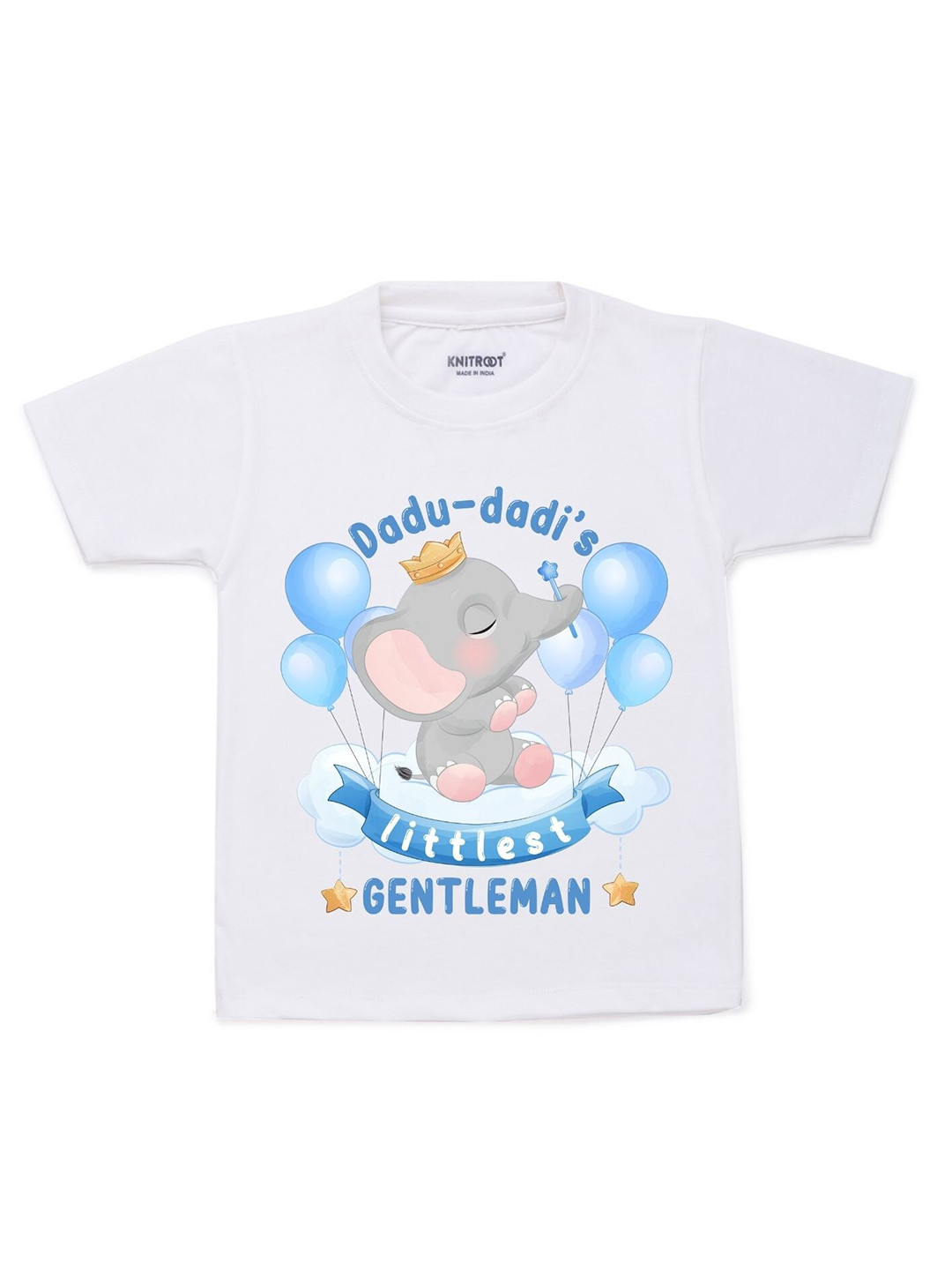 

KNITROOT Kids White Printed T-shirt