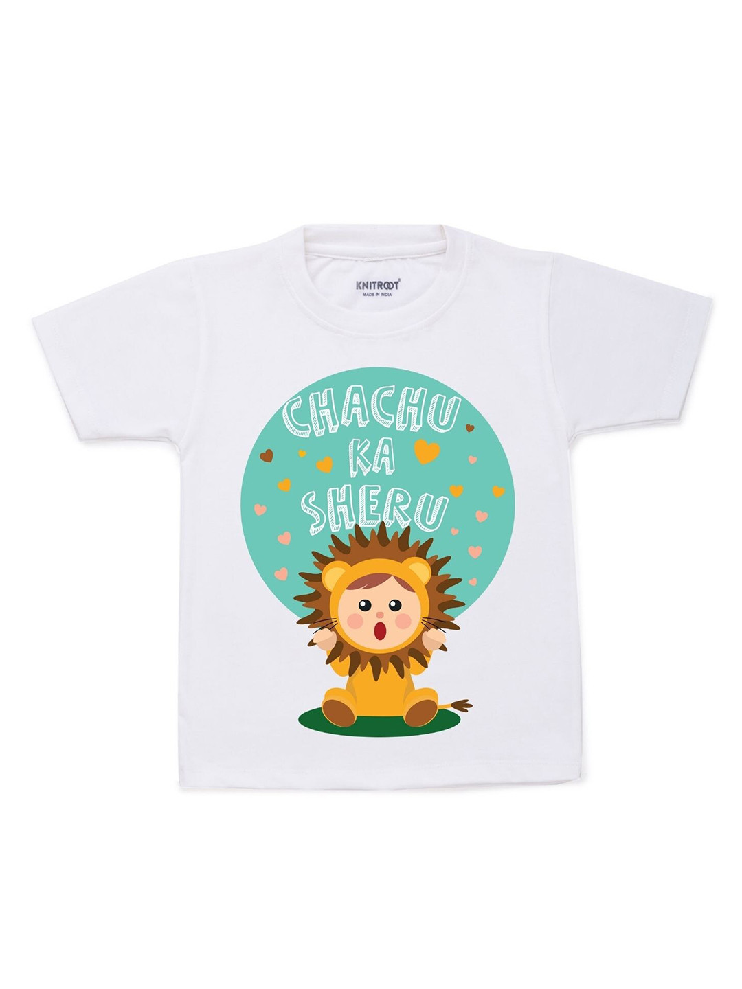

KNITROOT Kids White Printed T-shirt