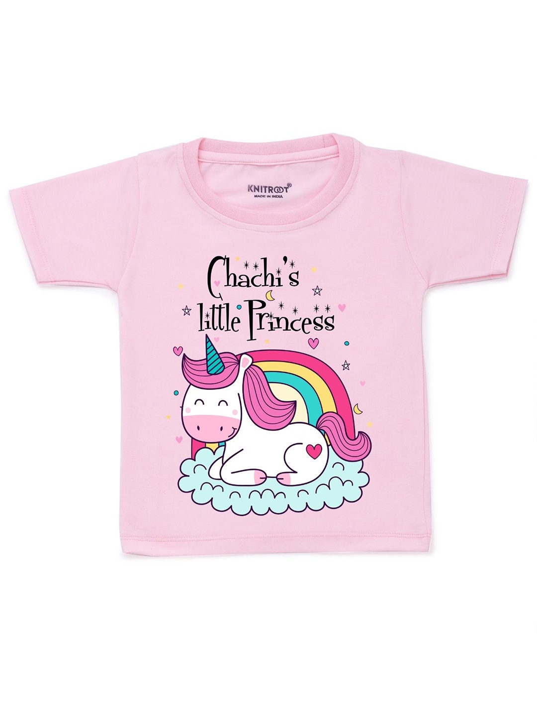 

KNITROOT Kids Pink Printed T-shirt